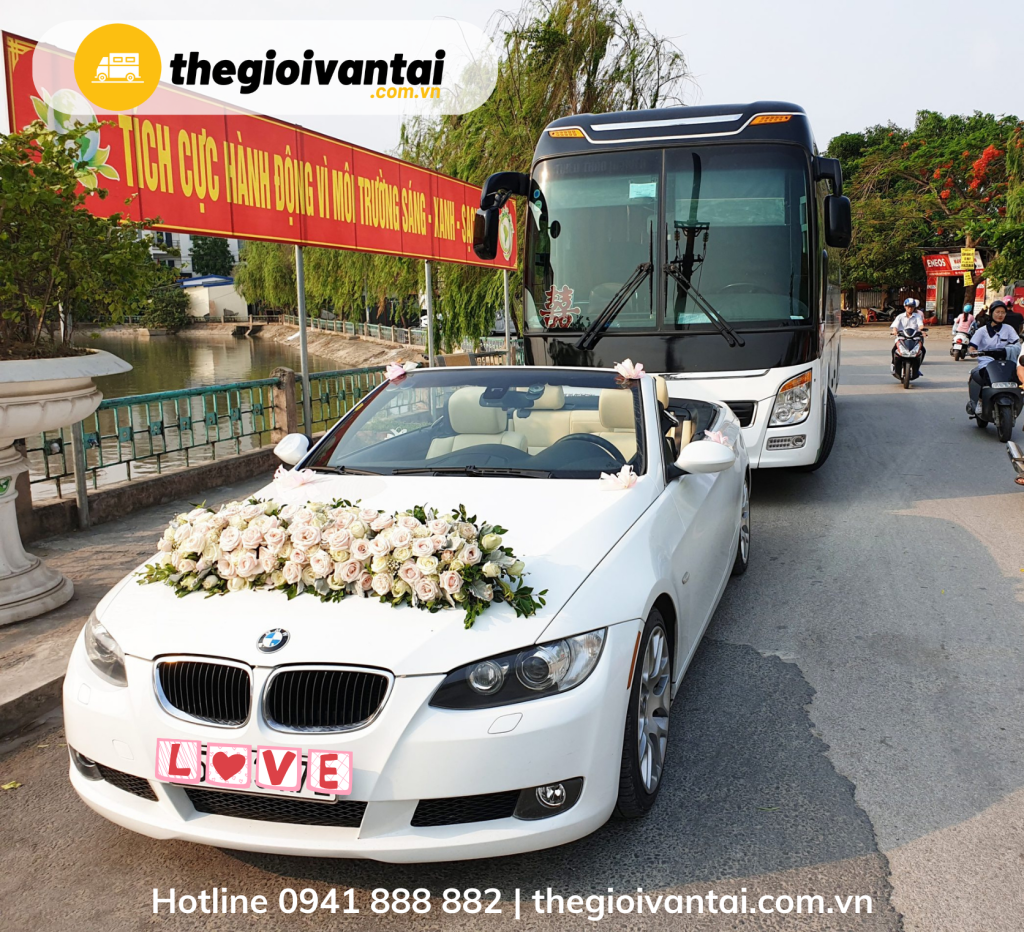 xe cưới mui trần bmw
